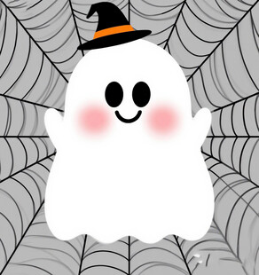 万圣节幽灵卡通形象