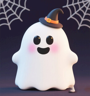 可爱幽灵小摆件