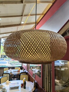 藤编吊灯