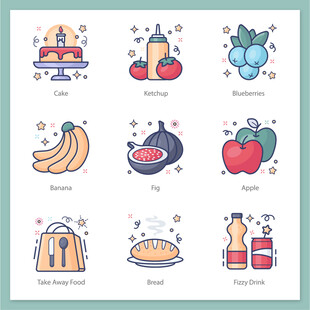 食物图标集合