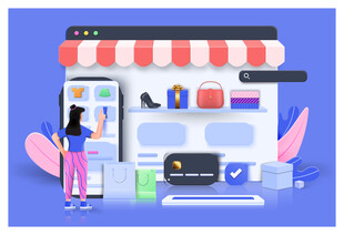 线上线下融合的购物场景