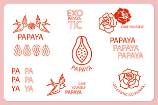 帕瓦标志图案设计元素