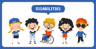 欢乐玩耍的多样化儿童