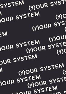 黑色背景上的白色文字图案