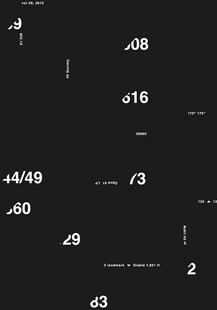 黑色背景上的白色符号图案