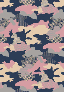 粉色系迷彩图案背景
