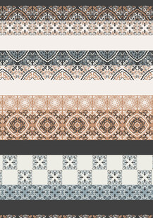 多样复古瓷砖图案设计