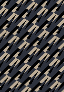 几何图案深色织物纹理