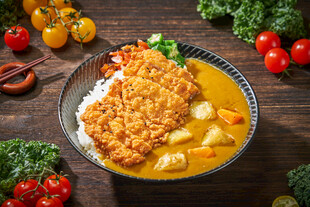 鸡排咖喱饭