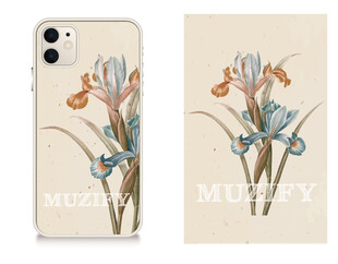 手机壳 鸢尾花图案