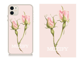 手机壳 玫瑰图案