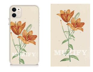 手机壳 花卉图案