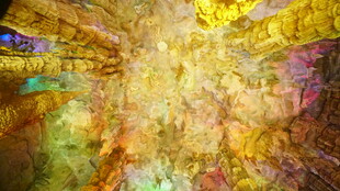 梦幻绚丽的抽象色彩景观