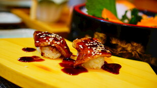 精致美味日式烤鳗鱼