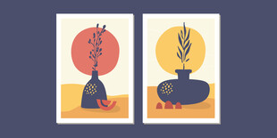 日式风格装饰画展示