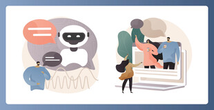 创意办公场景插画