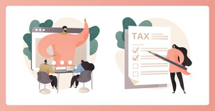 女士讲解场景展示