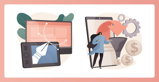 创意设计与科技元素场景