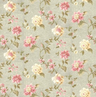 复古花卉图案壁纸设计单元