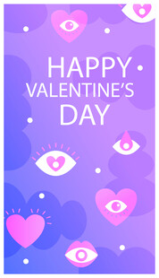 情人节快乐主题装饰图案