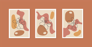 三幅蘑菇主题插画作品