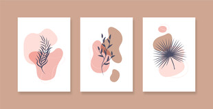简约花卉装饰画组合