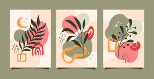 植物主题简约装饰画