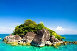 美丽海岛风光