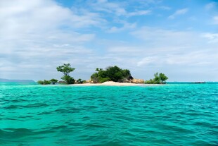 美丽海岛 碧海蓝天之景