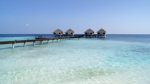 马尔代夫水上度假屋美景
