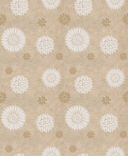 米色底花卉图案纹理设计单元