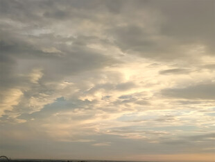 黄昏云层