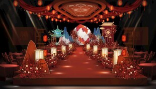 中式婚礼场景布置