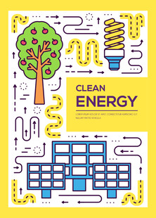 节能主题创意插画设计
