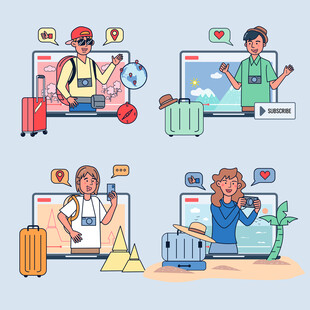 旅行前准备的多样场景