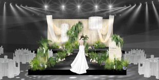 浪漫婚礼现场布置