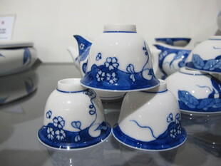 青花瓷茶具组合