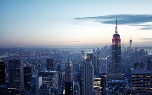 纽约城市天际线壮丽景观