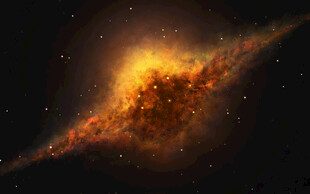 绚丽星云闪耀宇宙空间