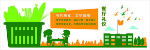 餐厅礼仪文化墙