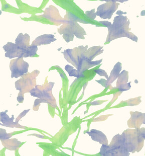 水彩花卉图案背景纹理