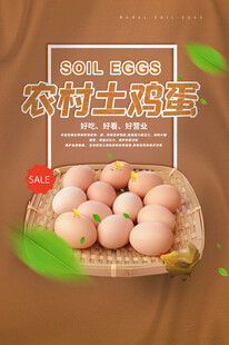 鸡蛋海报