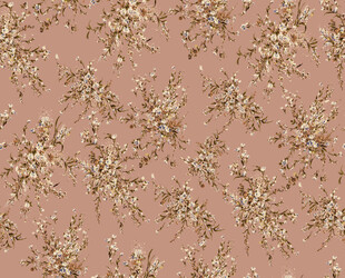 粉色碎花图案布料纹理