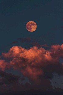 月夜彩云