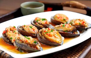 蒜蓉粉丝蒸鲍鱼