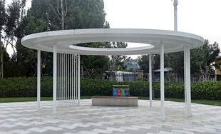 现代简约风格户外凉亭