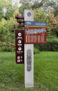 户外景区指示牌