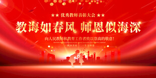 感恩教师背景图