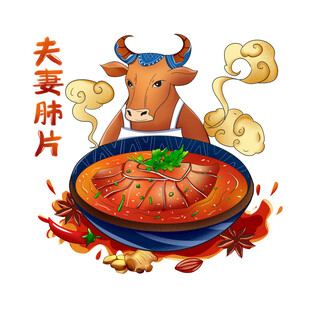 夫妻肺片美味诱人画面