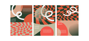 抽象几何图案艺术设计